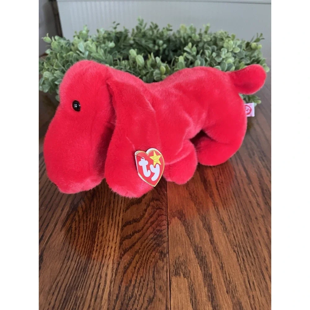 *** Ty Beanie Baby 1996 + Buddy * Rover the Red Dog 1998 Brand New with Tags ***